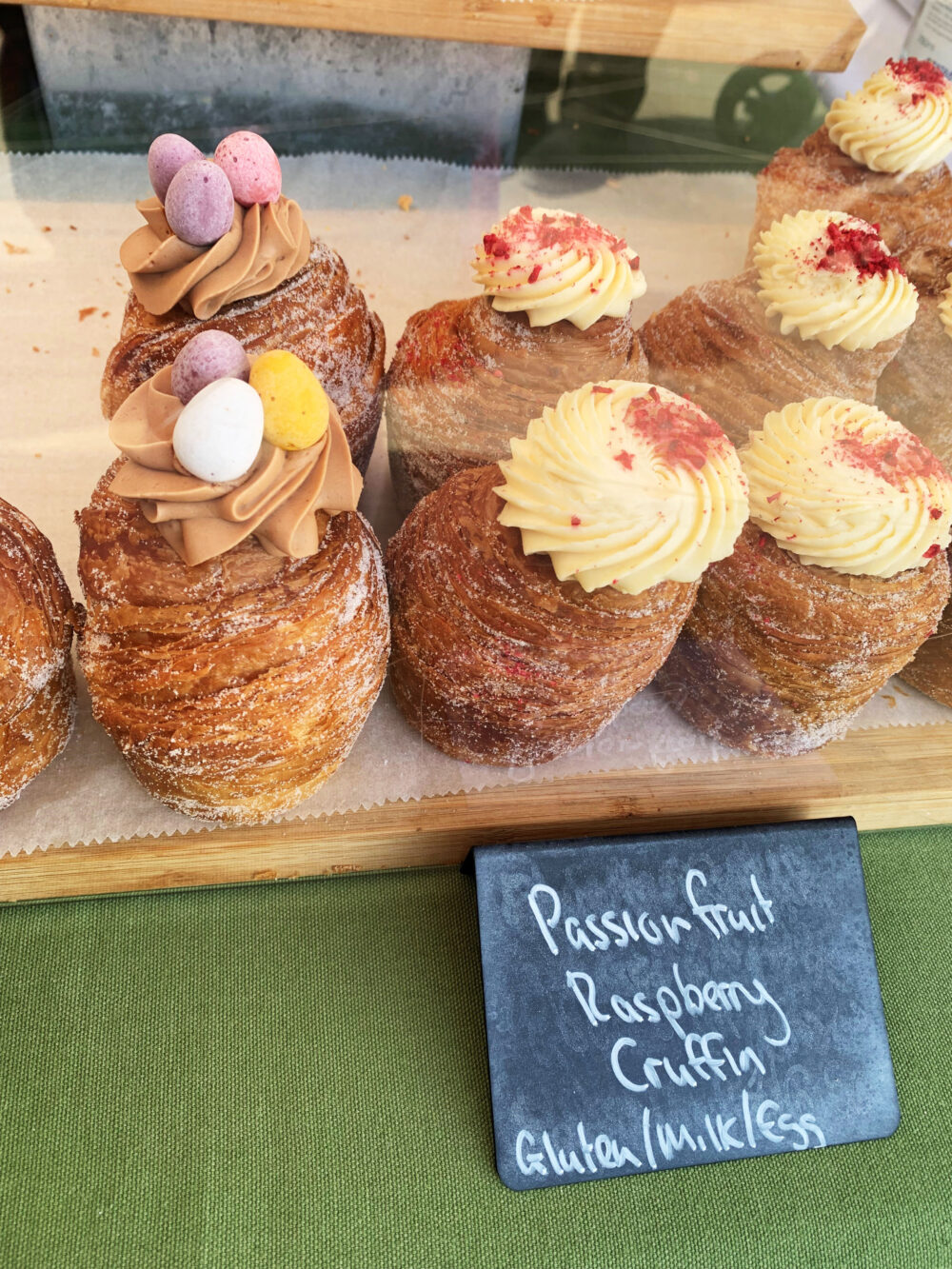 French patisserie cruffins